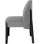 Table de salle à manger et chaise en tissu Clayten Gray-686970462