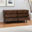 Commode double 6 tiroirs Meisha