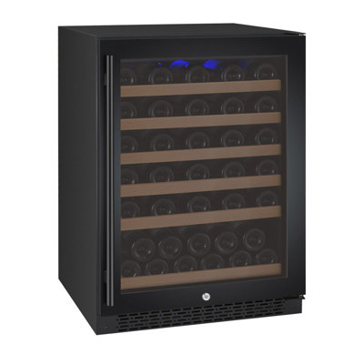 56 Bottle Single Zone Freestanding/Built-In Wine Refrigerator | Fridge.com