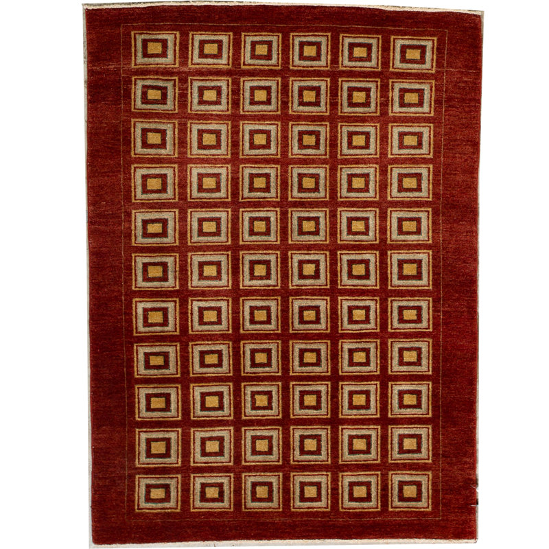 Wool Geometric Area Rug