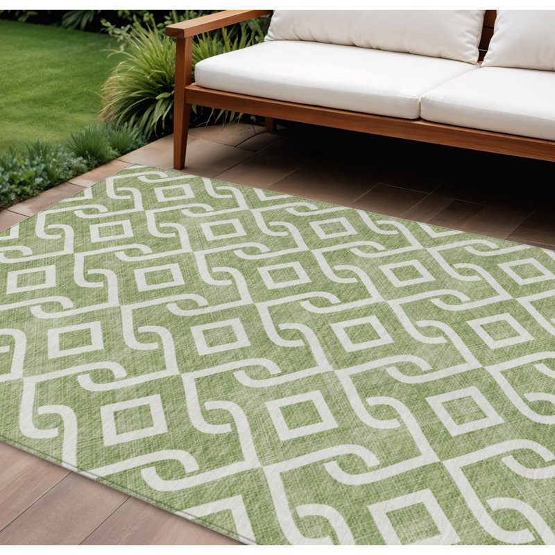 Tapis lavable intérieur / extérieur ivoire 8 pi x 10 pi