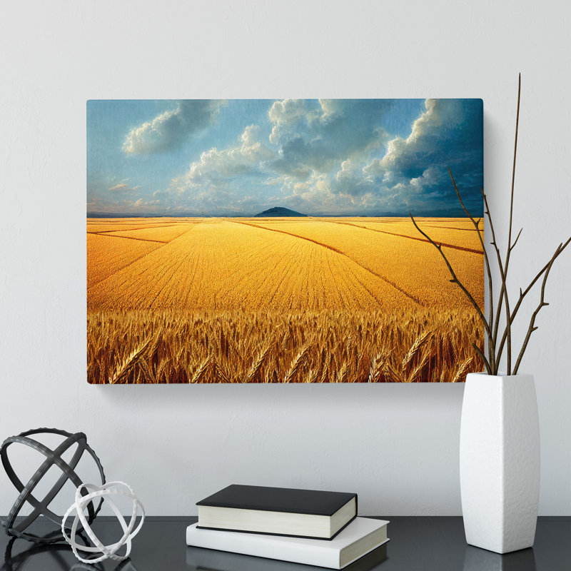 Favourable Wheat Field - Wrapped Canvas, 35cm H x 50cm W x 3cm D