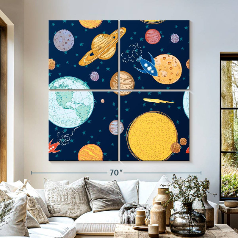 Oberle Space Journey Pattern, 57" H x 57" W