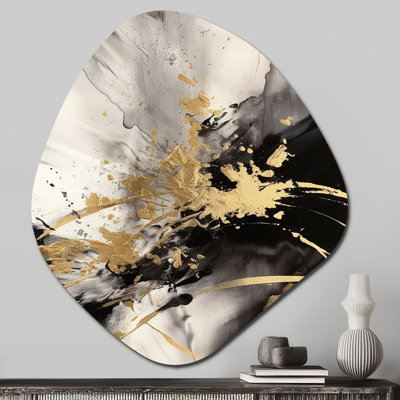 Eugenie - Abstract Nebula Shape Assymterical Metal Wall Art
