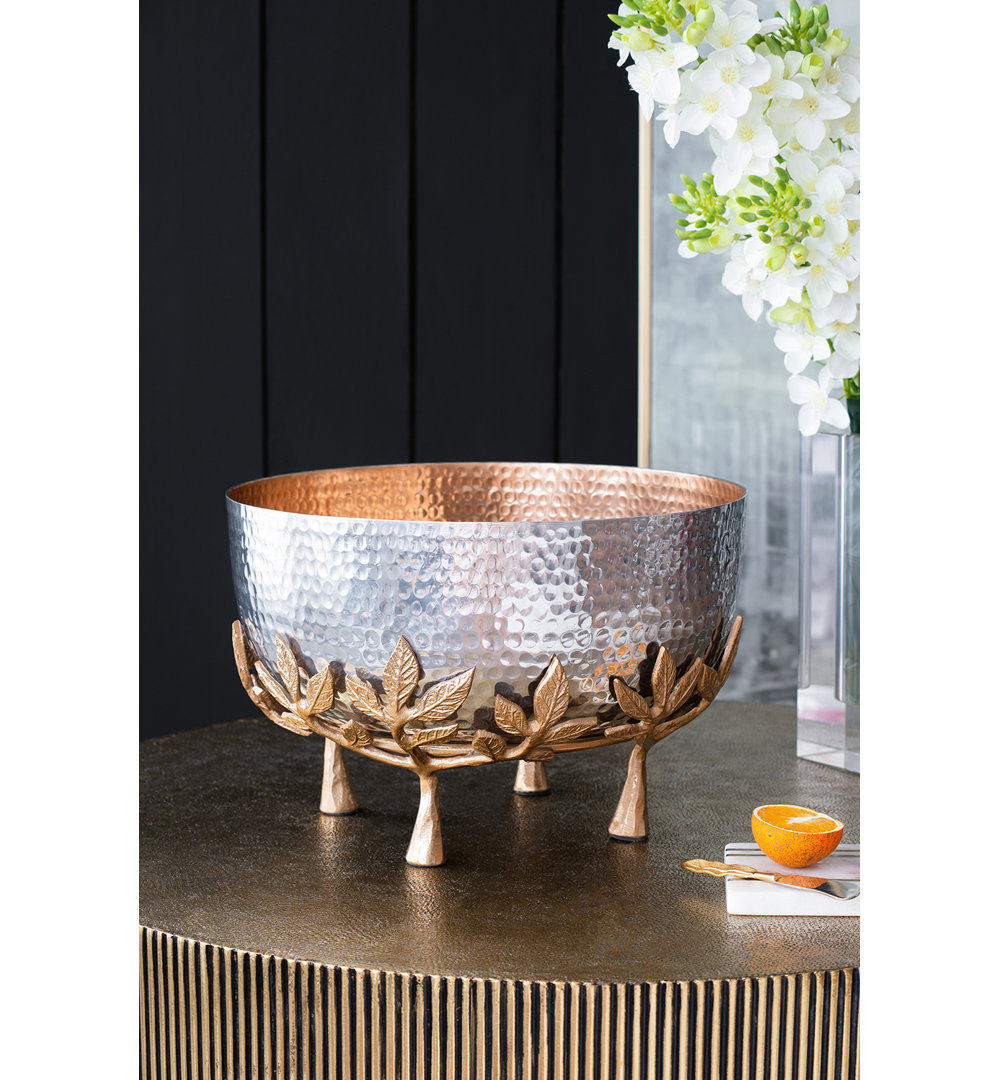 Aluminum Decorative Bowl 1 Everly Quinn