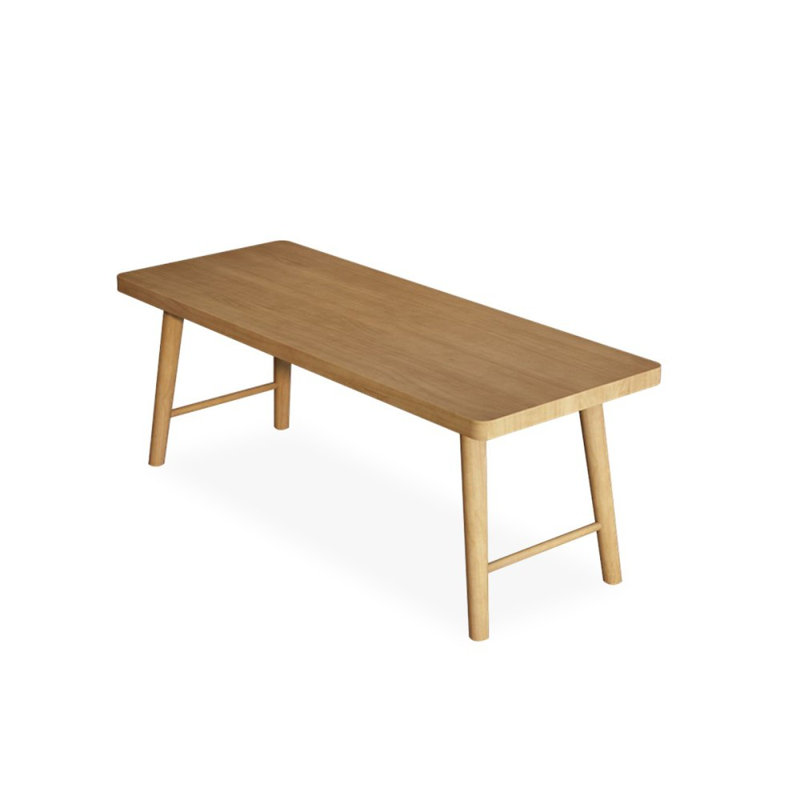 Bureaux rectangulaires en bois massif Burlywood, H 29,53 po x l 44,24 po x P 23,62 po