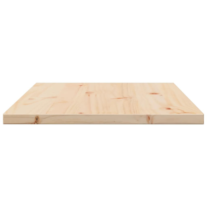  Bois de pin massif de table, H 0,7 po x l 43,3 po x P 15,7 po
