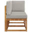 122cm Wide Patio Sectional