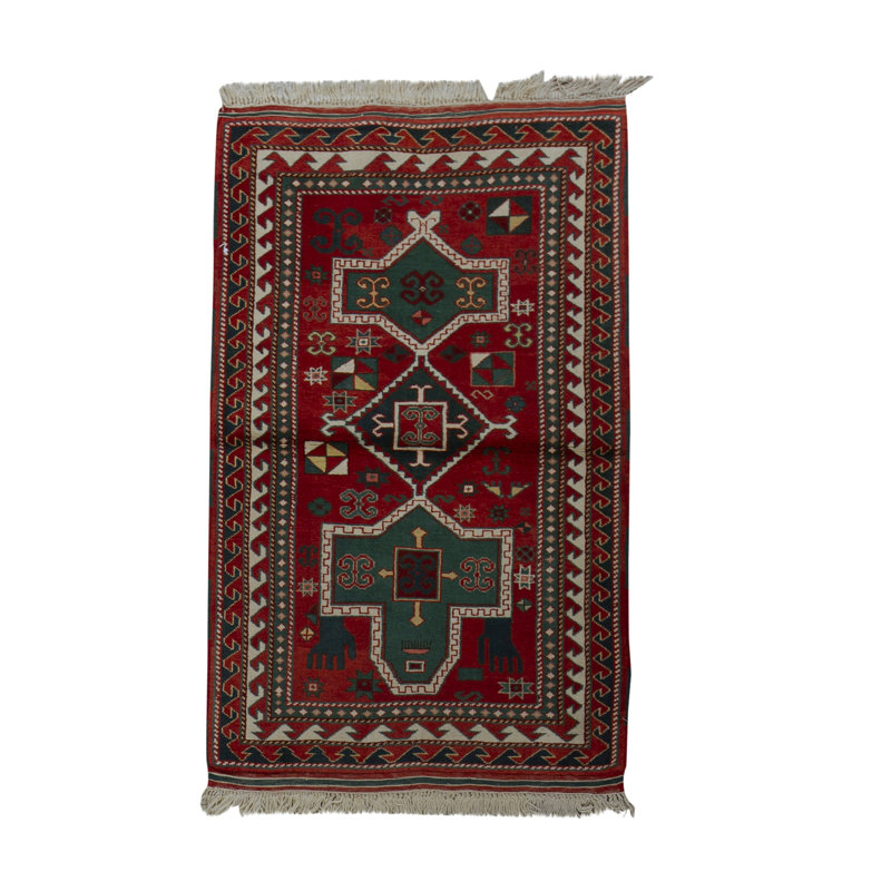 Hand Woven Wool Area Rug