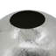Vase en aluminium 10,5 x 10,5 x 13 po, stries argentées-635927267