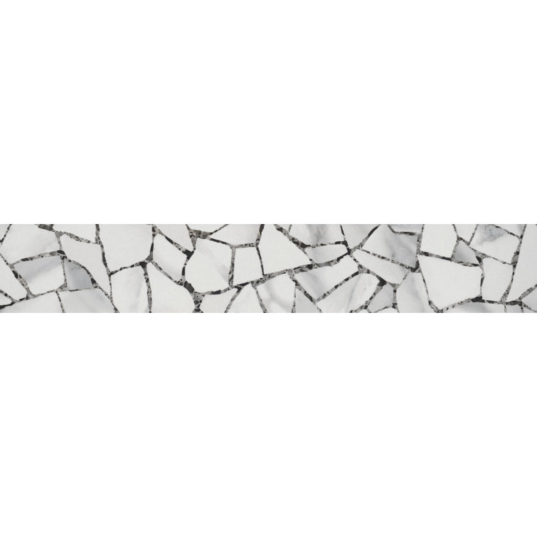 Terazio™ 24" x 3" Porcelain Bullnose Tile Trim in Palladio