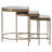 Uptown Mirrored Glass Top Nesting Tables-716351711