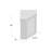 Zal Removable Corner Wall Storage Bathroom Cabinet with Shelving-940307659