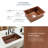 Pollock Copper 12" Single Bowl Undermount Kitchen Sink