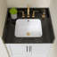 24 po Meuble-lavabo en marbre Real