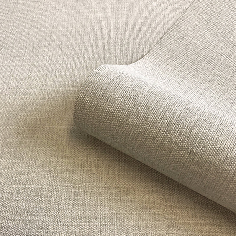 Babajko 10.05m x 53cm Textured Matt Wallpaper Roll, Beige