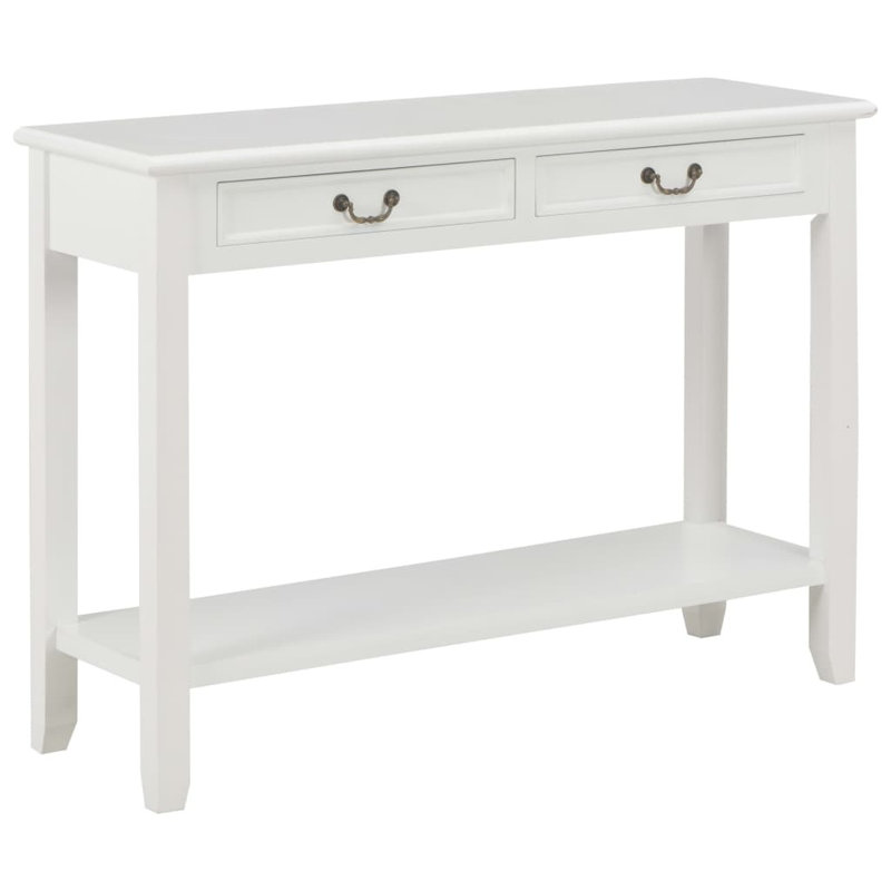 Raymond 110 cm W Console Table, Natural, Black