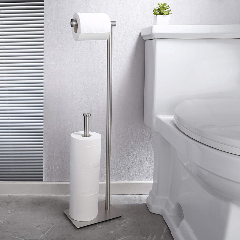 Porte-papier hygiénique Dorcent, Argent