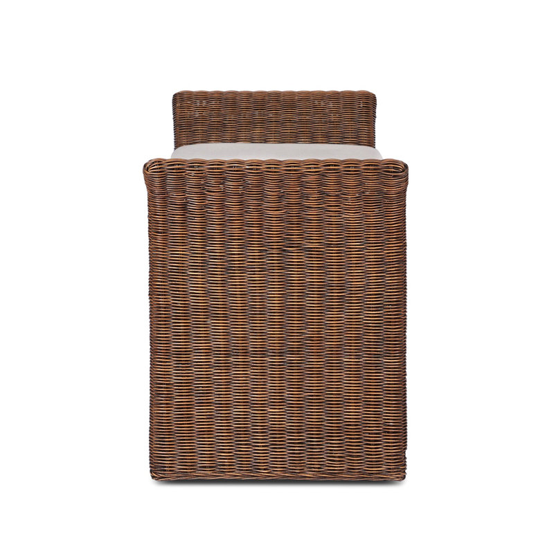 Fiora Rattan Bench