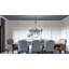 Lustre noir mat 8 lumières Brigitta