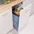 Plastic Open Pull Out Trash Can - 9.24 Gallons