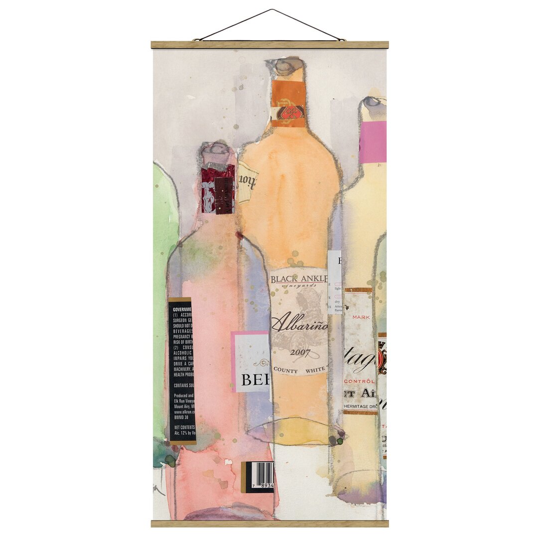 Stoffbild Wine Bottles II