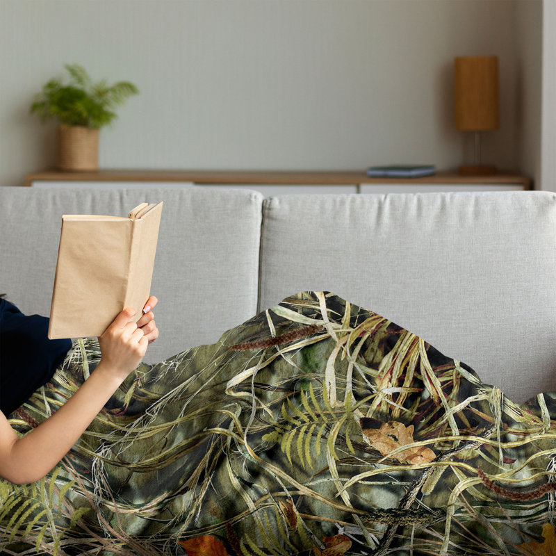 Hand Woven Throw Blanket, 50" x 60"