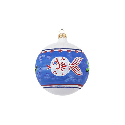 Campagna 4'' Handmade Glass Ornament
