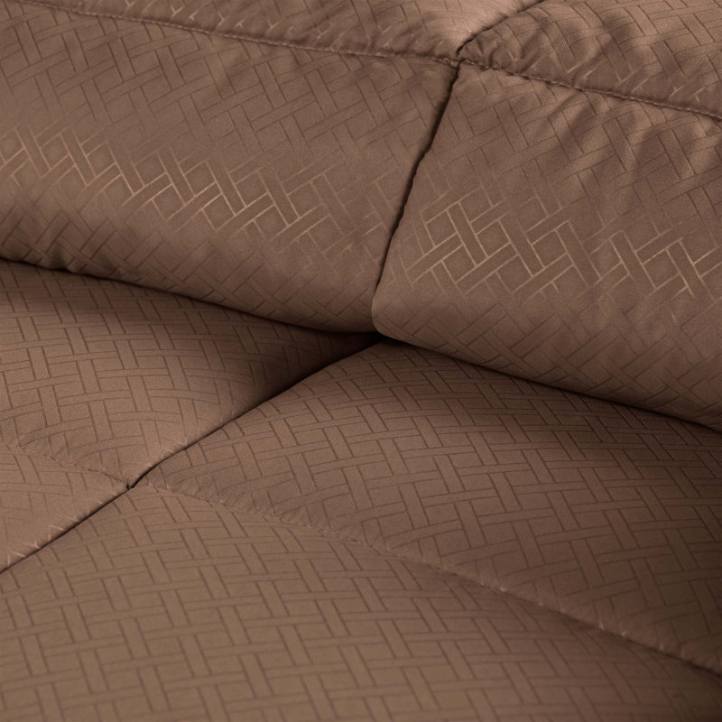 Insertion de couette en duvet synthétique Blue Nile Mills, Édredon très grand, Taupe