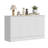 Buffet Cabinet With Storage, Coffee Bar Cabinet With 4 Doors And Adjustable Shelf, Modern Kitchen Buffet Sideboard For Living Room, Kitchen, White-631094203