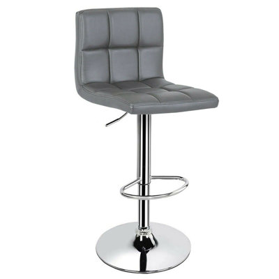 Genaladale Swivel Upholstered Adjustable Height Counter Stool with Metal Frame