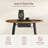 End Table With Charging Station, 2 USB ports, 2 Power Outlets, and 2-Tier Round Storage Shelves