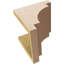 Bois de cèdre méditerranéen, grain de bois TimberThane Corbel, brun clair apprêté-88291063
