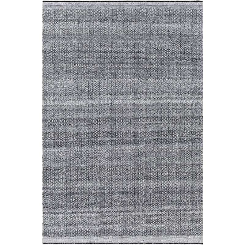 Striped Area Rug, Rectangle 2' x 3', Charcoal