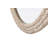 Dennard Oval Cornhusk Mirror in Linen White-108455845
