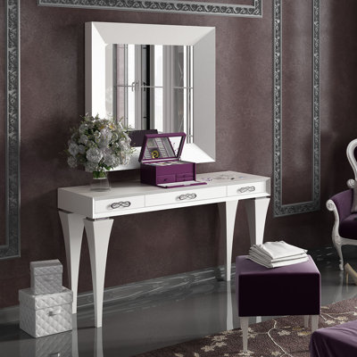 Ensemble de coiffeuse avec tabouret