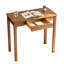 Bureau d'ordinateur de 80 cm avec tiroir de rangement, table de travail compacte et moderne pour bureau à domicile