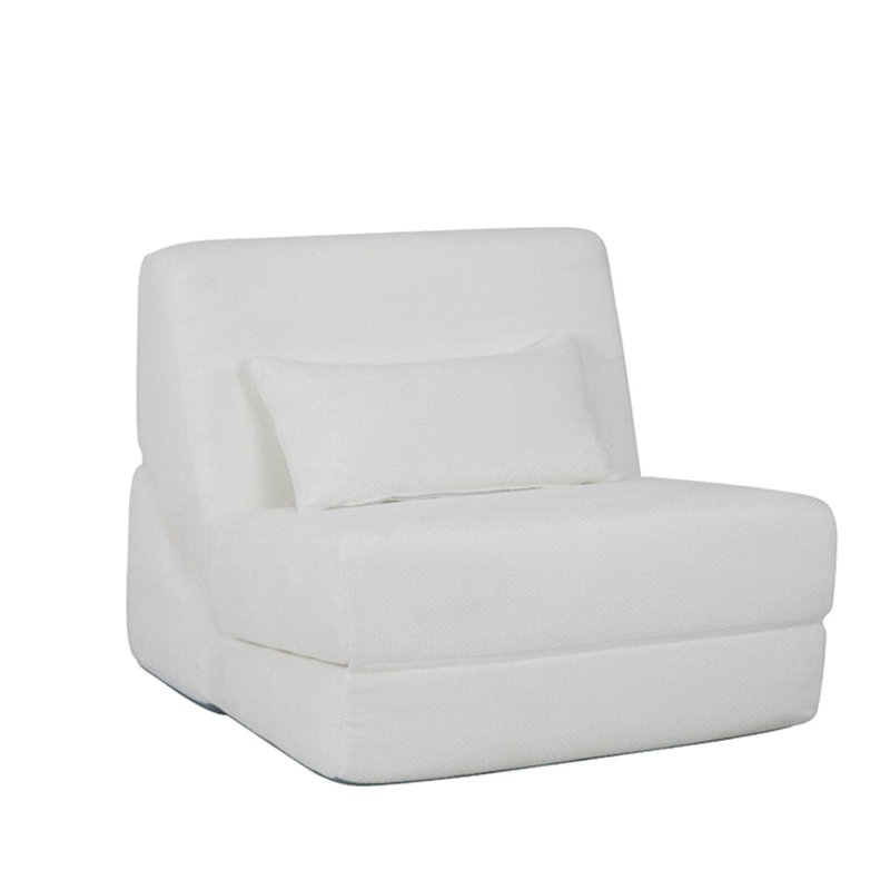 17 Stories Hugspacee Adjustable Reclining Floor Game Chair, White