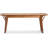 Finch Bennett Stratford Mid Century Entryway Bench, Solid Wood Seating for Dining Room or Hallway, Modern Farmhouse Rustic Design, Walnut Brown