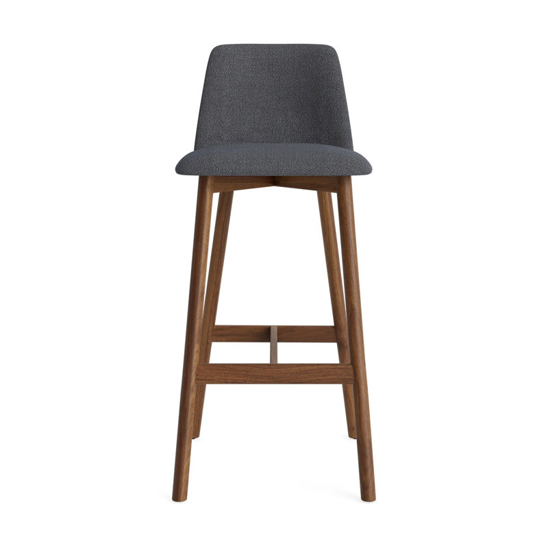 Chip Stool, Walnut, Camp Charcoal, Counter Stool (34" Seat Height)