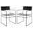 Rydon 18.5'' H Leather Upholstered Metal Armchair-1473357158
