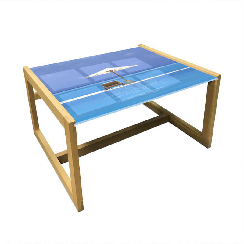 Jahvier Sled Coffee Table, 62cm H x 74cm W x 40cm D