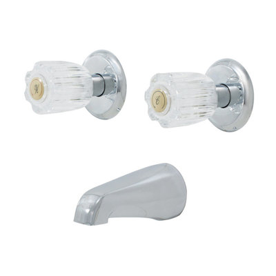 2 Handle Wall Tub Only Faucet