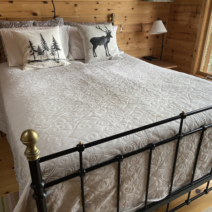 Laura Ashley Felicity Reversible Cotton Quilt Set - Ivory, Twin Size With Sham - View #12