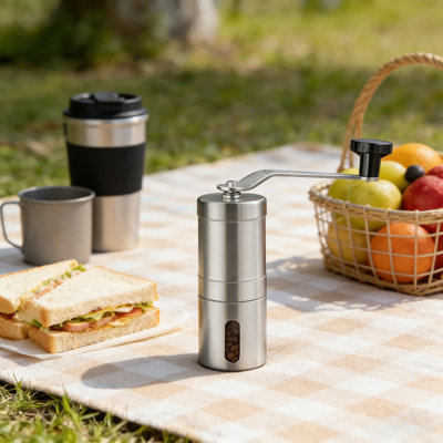 Moulin à café manuel en acier inoxydable