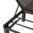 Outdoor Comfortable Chaise - Iron Frame Adjustable Modern Lounge For Outdoors Back