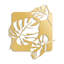 Décoration murale décorative en métal Tropical Monstera-124839801-124839803