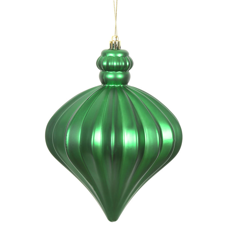 Ornement de Noël oignon 6 po, Vert