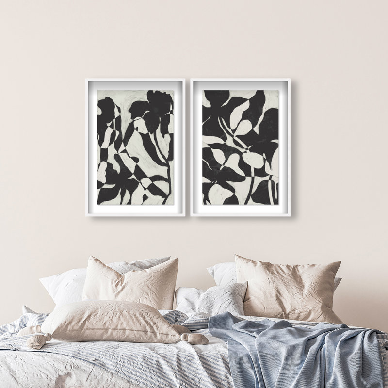 Contrast Nature Set Set by Oliver Gal, 63"H x 43"W, White Shadowbox