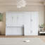 Grand lit escamotable mural avec placard